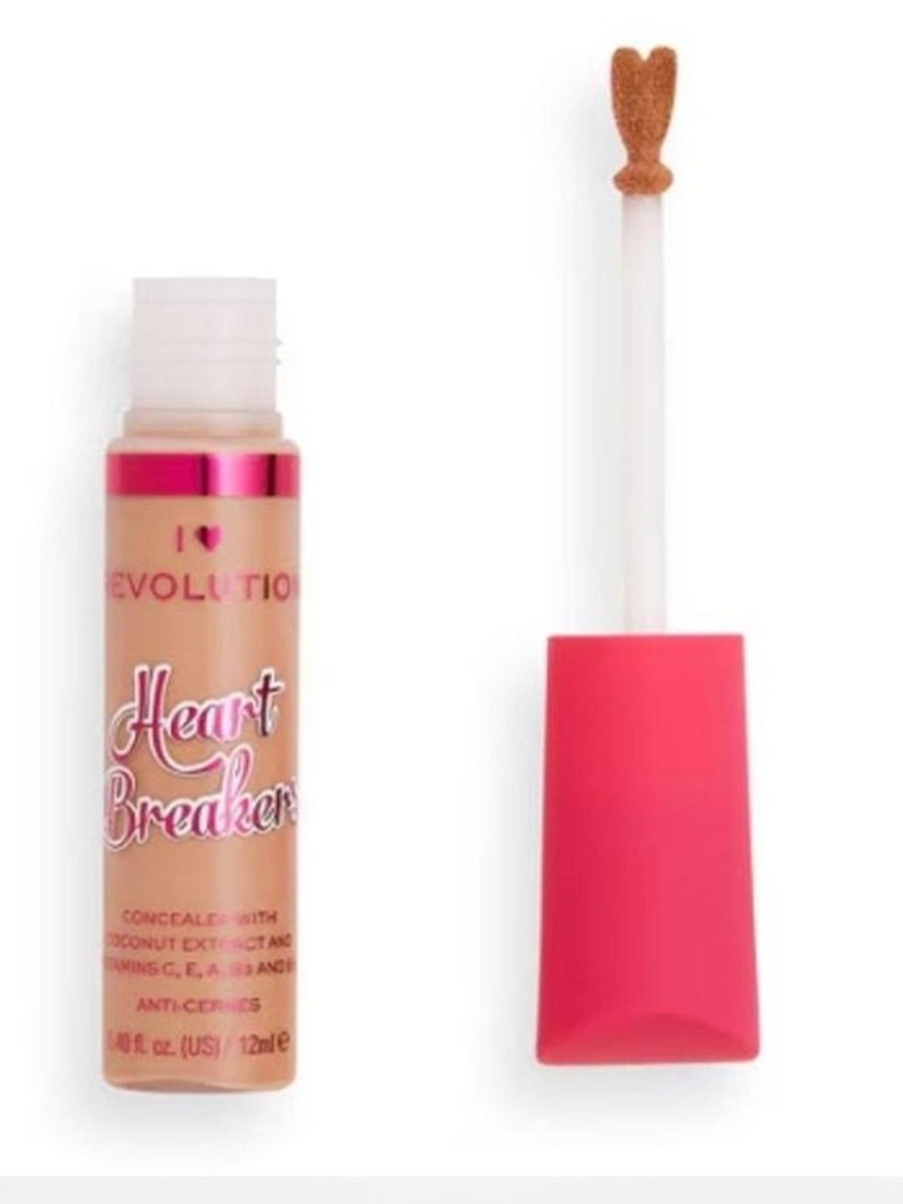 5/25$ NIB 1 ❤️ REVOLUTION Heart Breaker Concealer SEALED - buttermilk